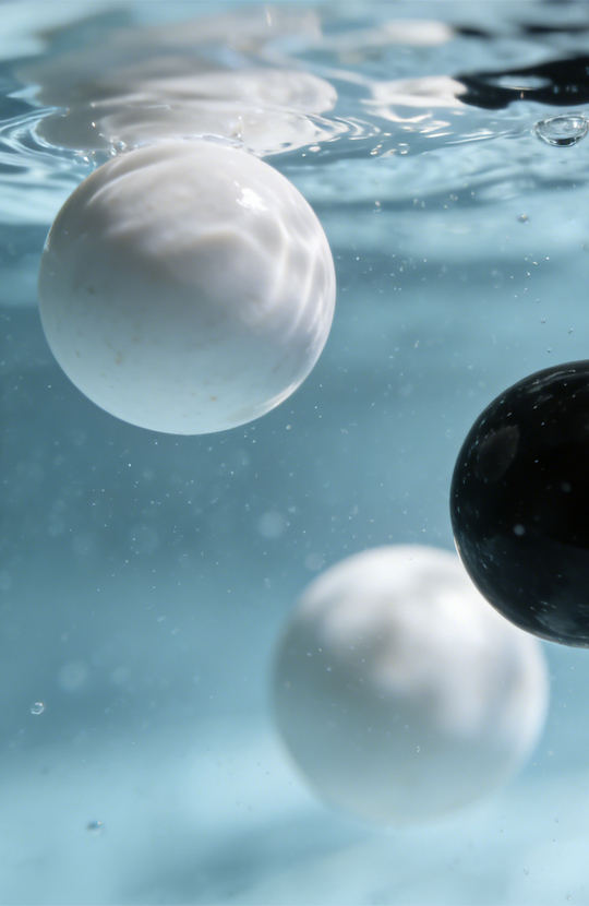 Water filtration ceramic balls